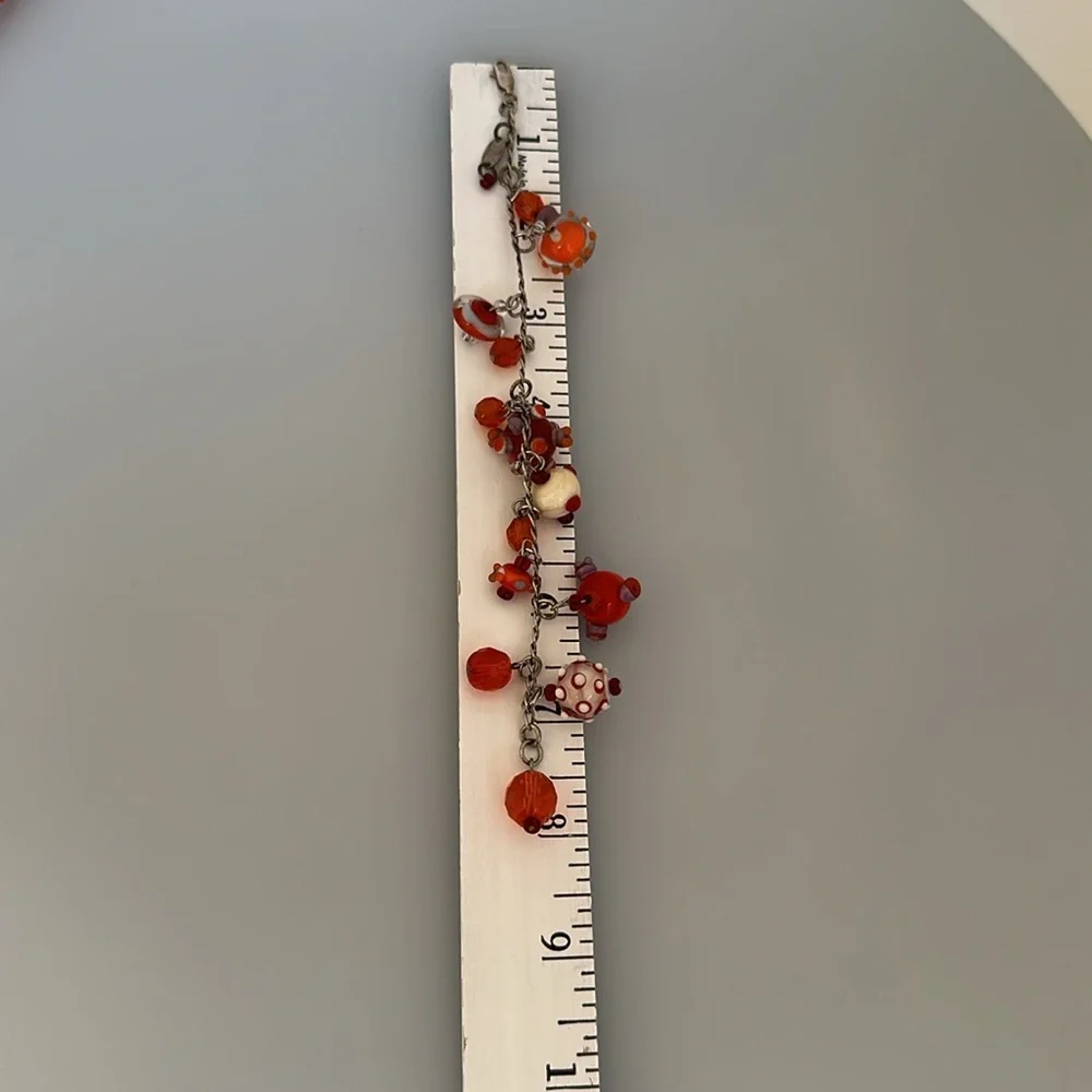 Jan art murano glass Colorful Beaded Bracelet​